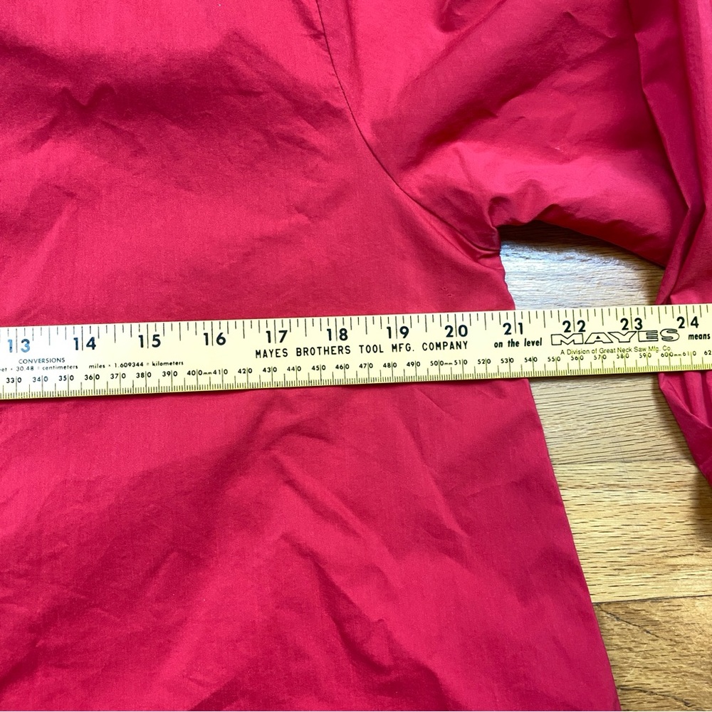 Diane Bailey Red Button Down Tunic W/ Pockets Sma… - image 5